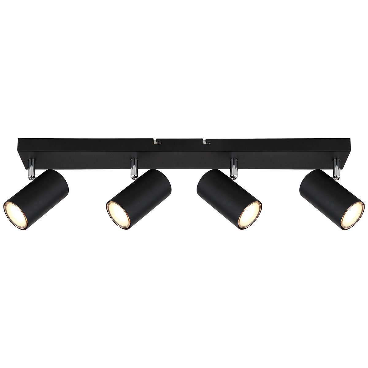 Aplique de interior barral 4 spot - negro